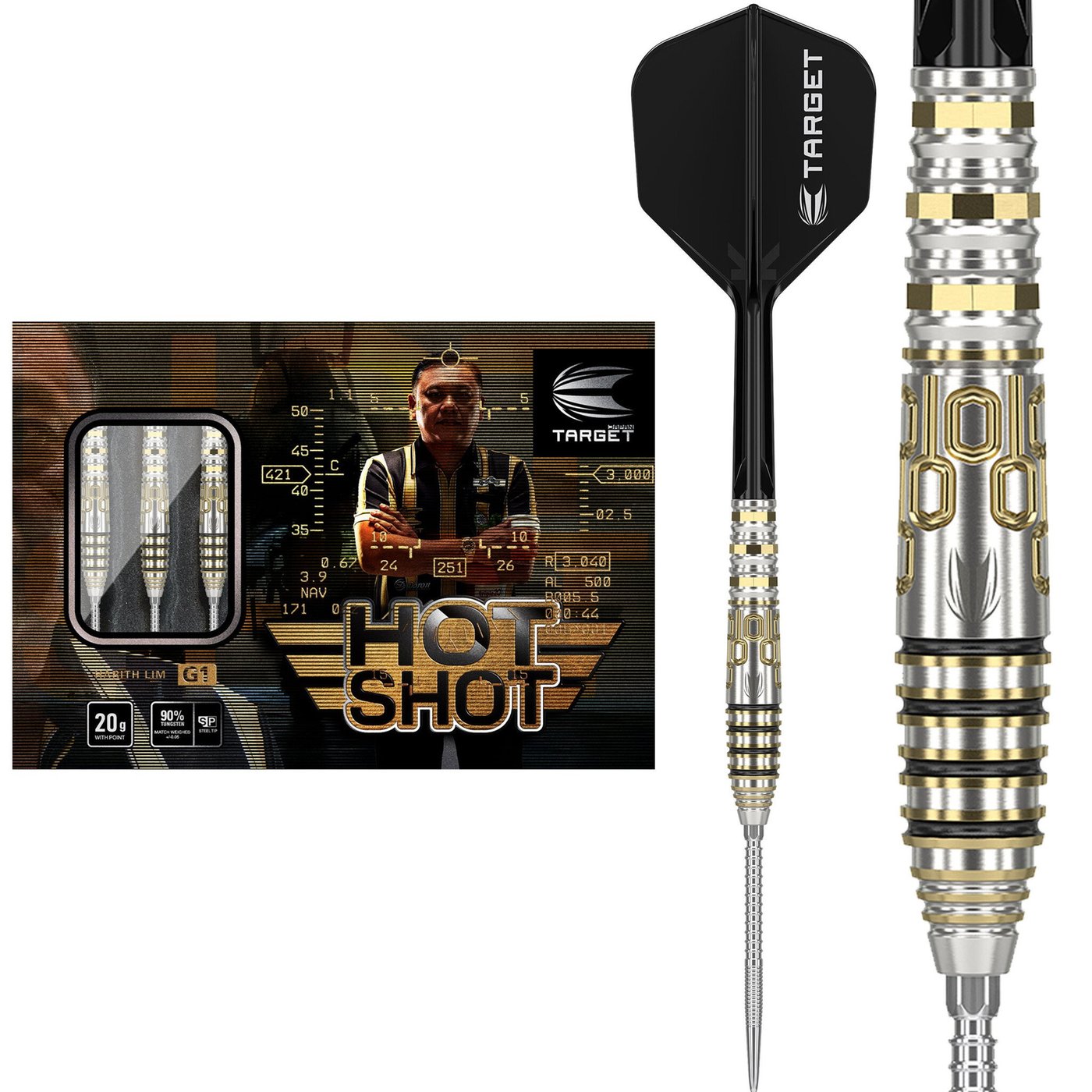 Target Japan Harith Lim Hot Shot G1 Swiss Point 90% Darts