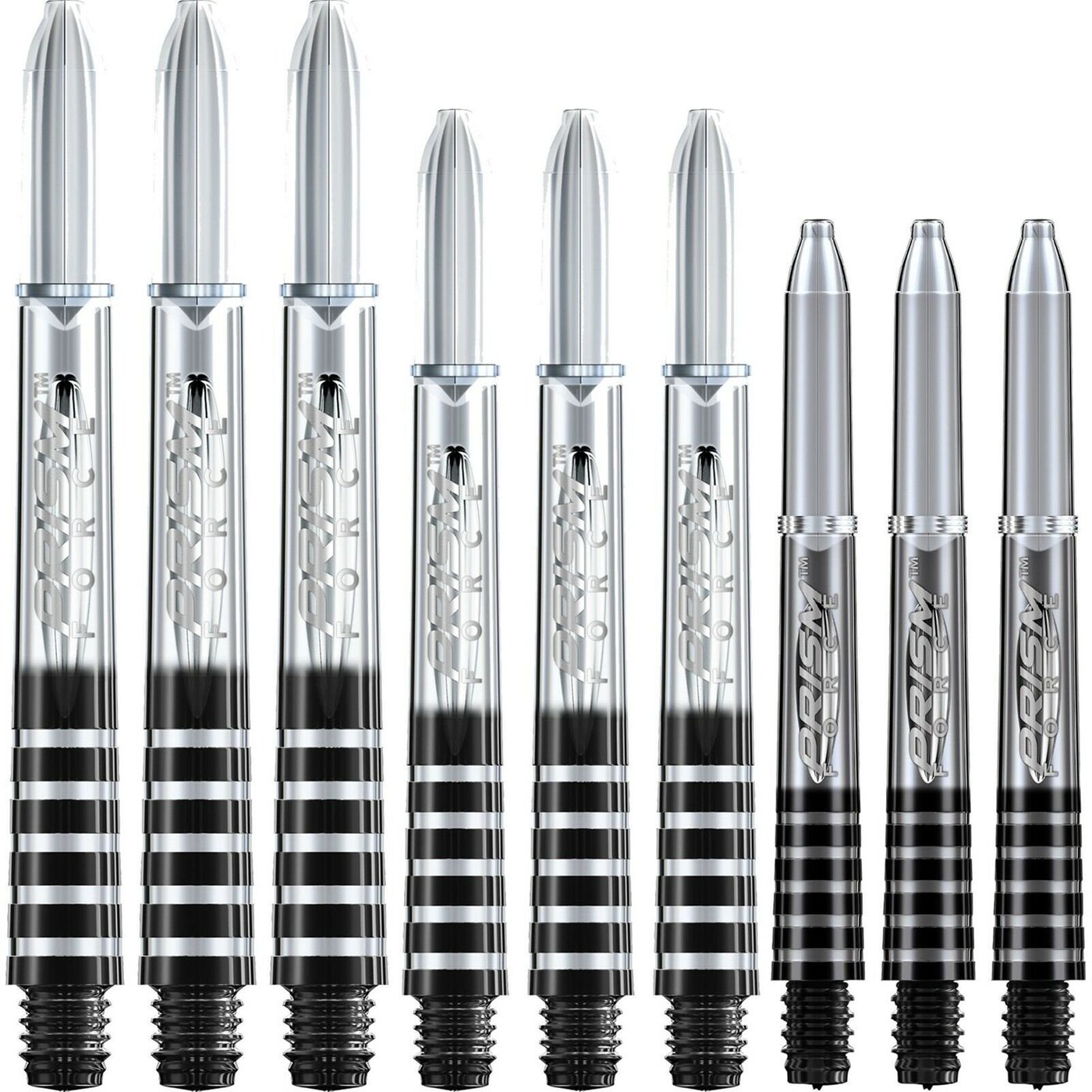Winmau Prism Force Clear Dart Shafts