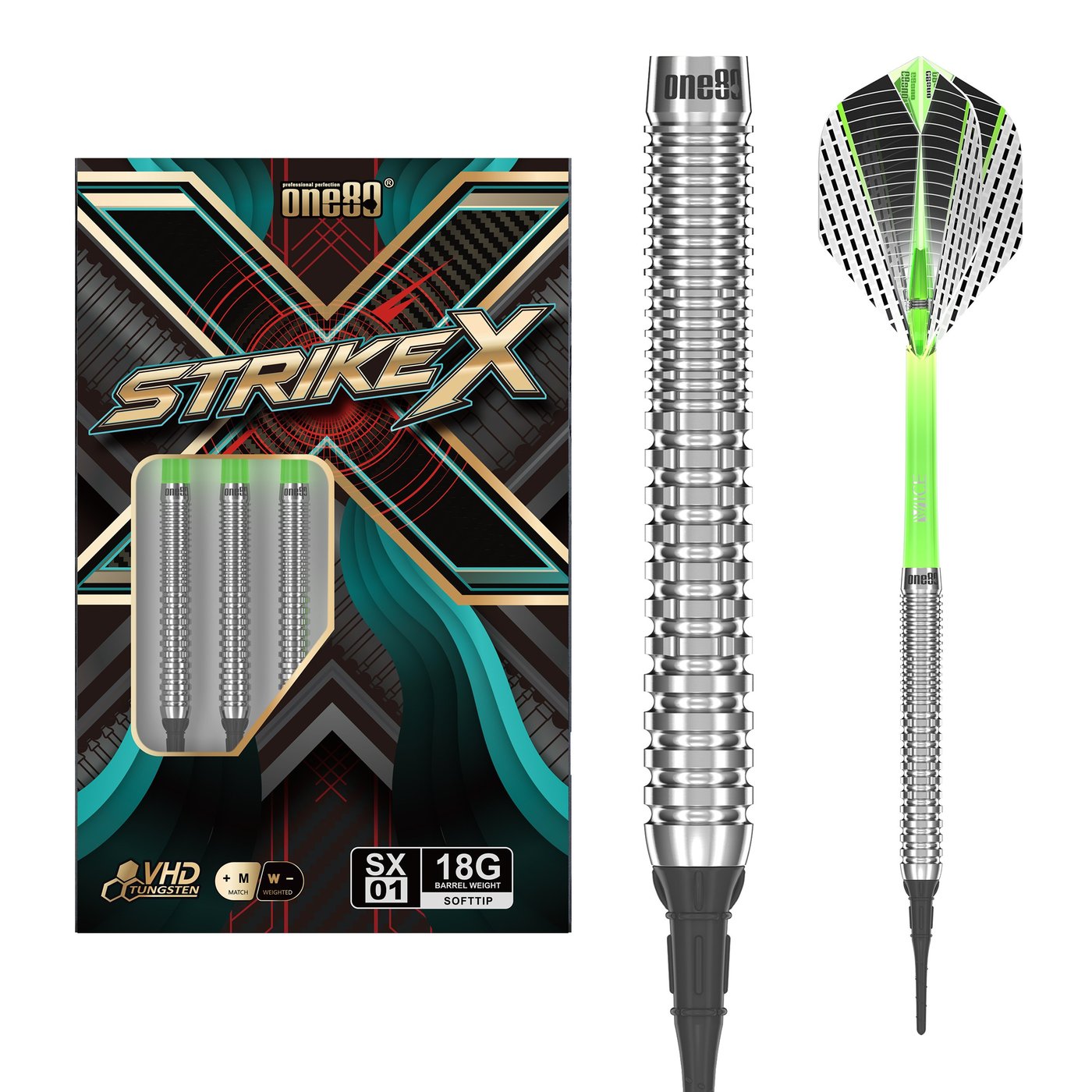 ONE80 Strike X SX01 90% - Softdarts