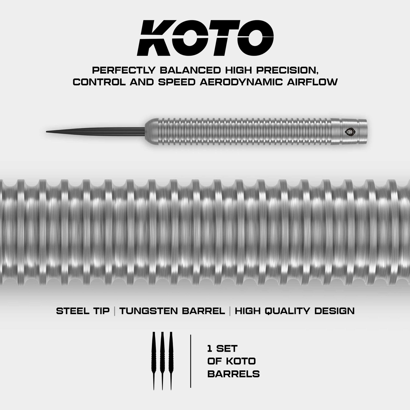 KOTO Kingmax 90% - Steel Tip Darts - Dartshopper.com