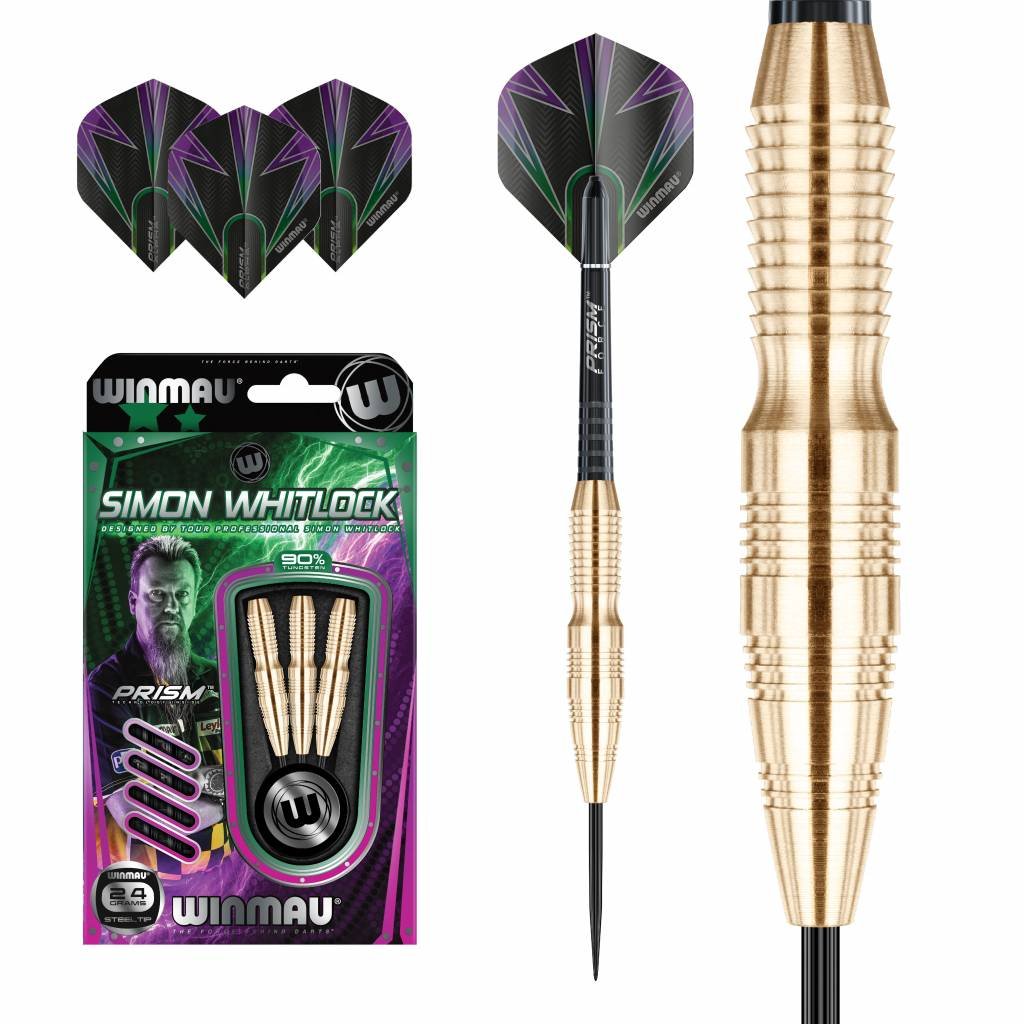 Dardos Winmau Simon Whitlock Brass Punta de Acero