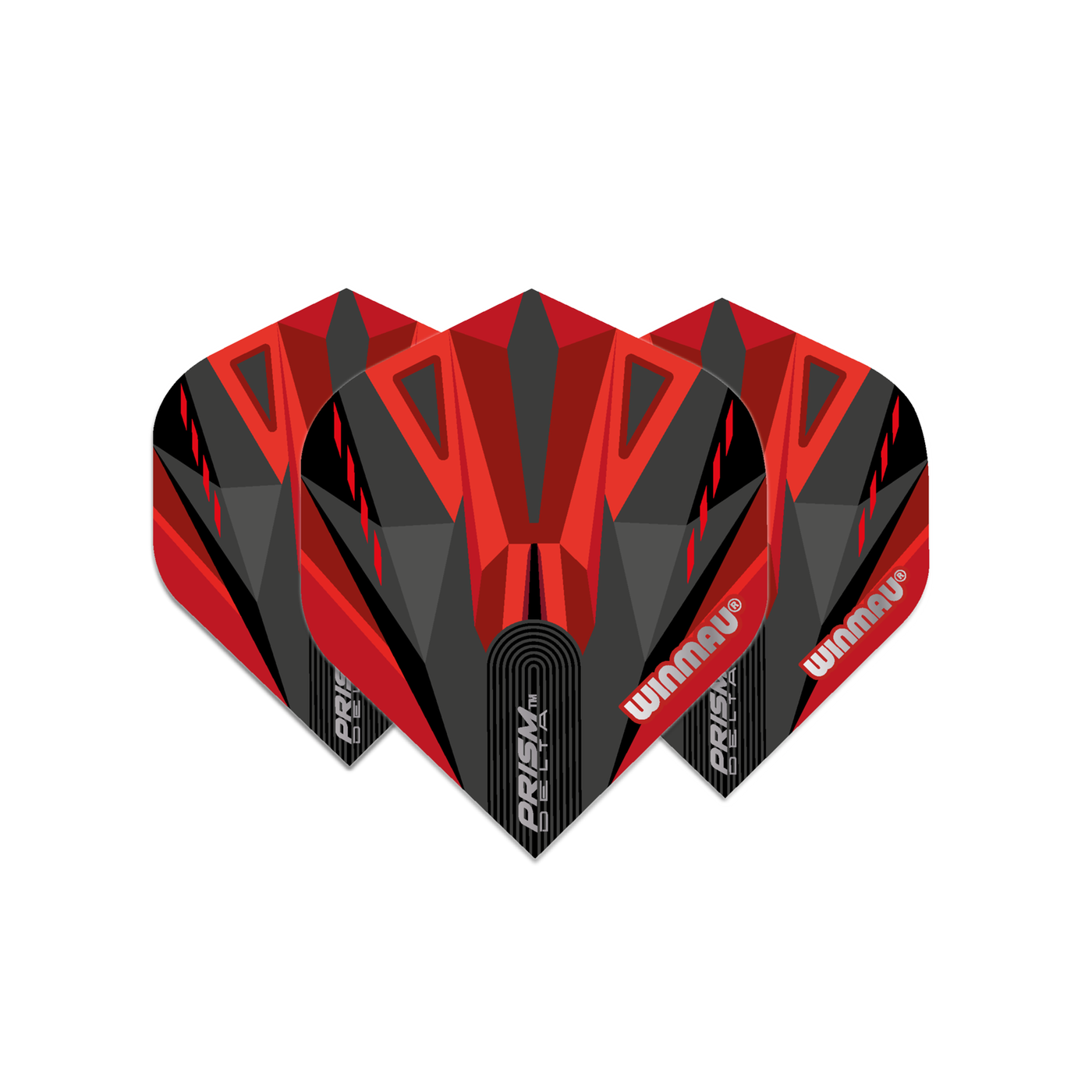 Winmau Prism Delta Black & Red Darts Flights