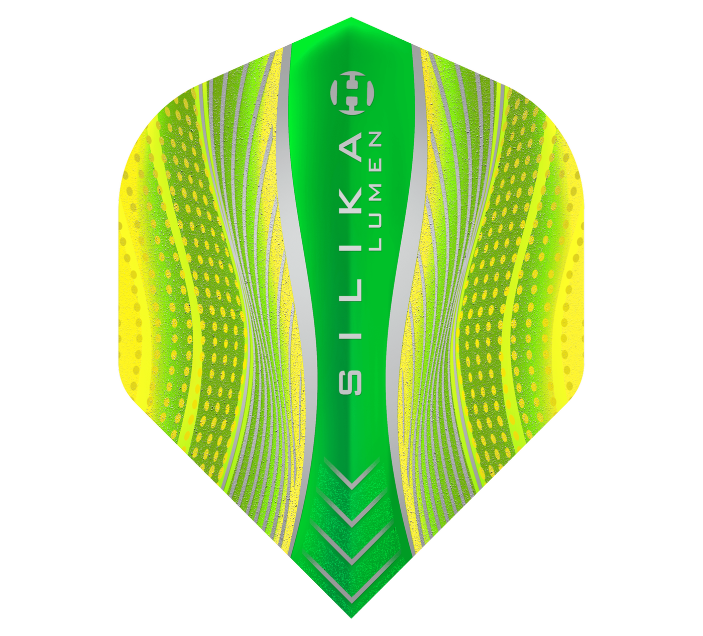 Harrows Silika Lumen NO2 Yellow Tough Crystalline Coated Darts Flights