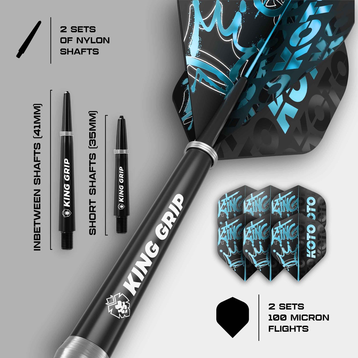 ②【廃盤】DARTS of GlGOR 925 バングル KOTO Excalibur 90% - Steel Tip Darts - Dartshopper.com