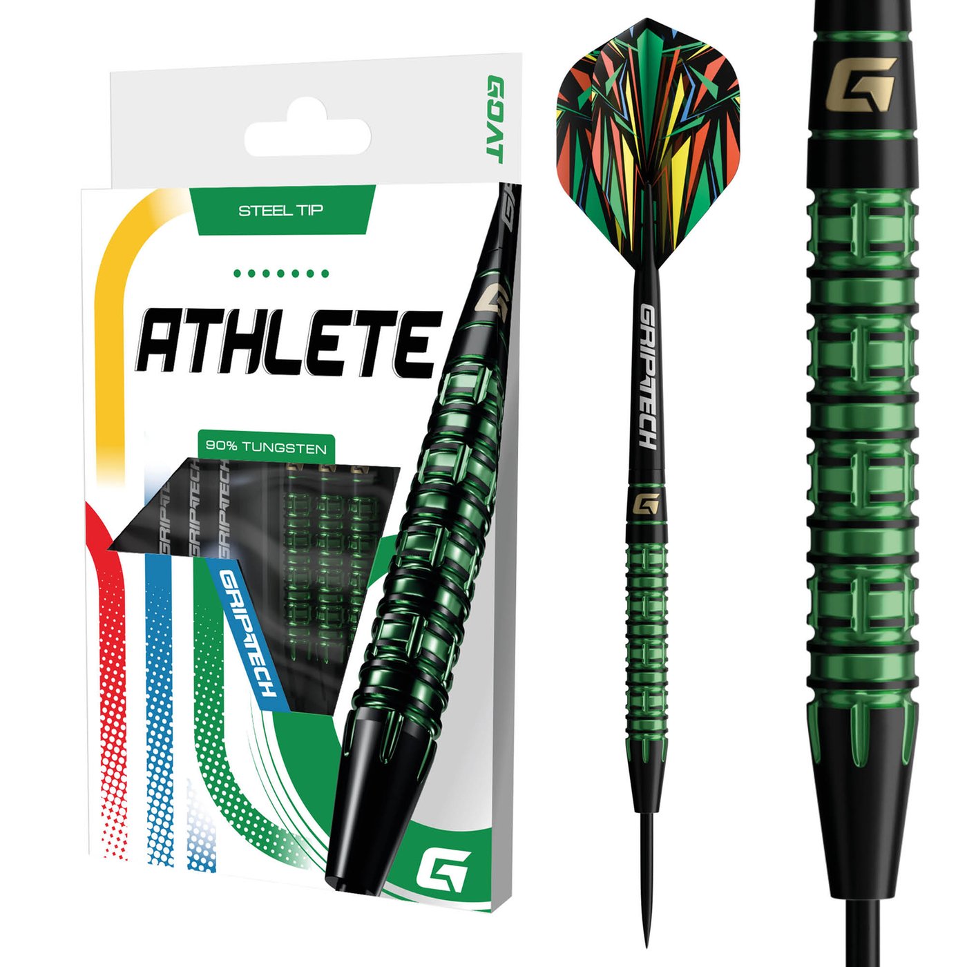 GOAT Athlete Green 90% - Steel Tip Darts