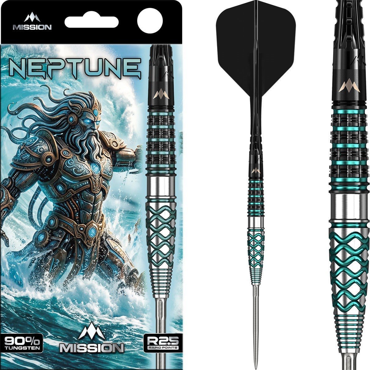 Mission Neptune Rapid Point 95% - Steel Tip Darts