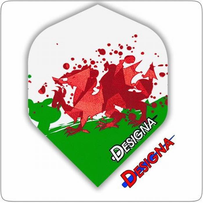 Poly Country Wales Darts Flights