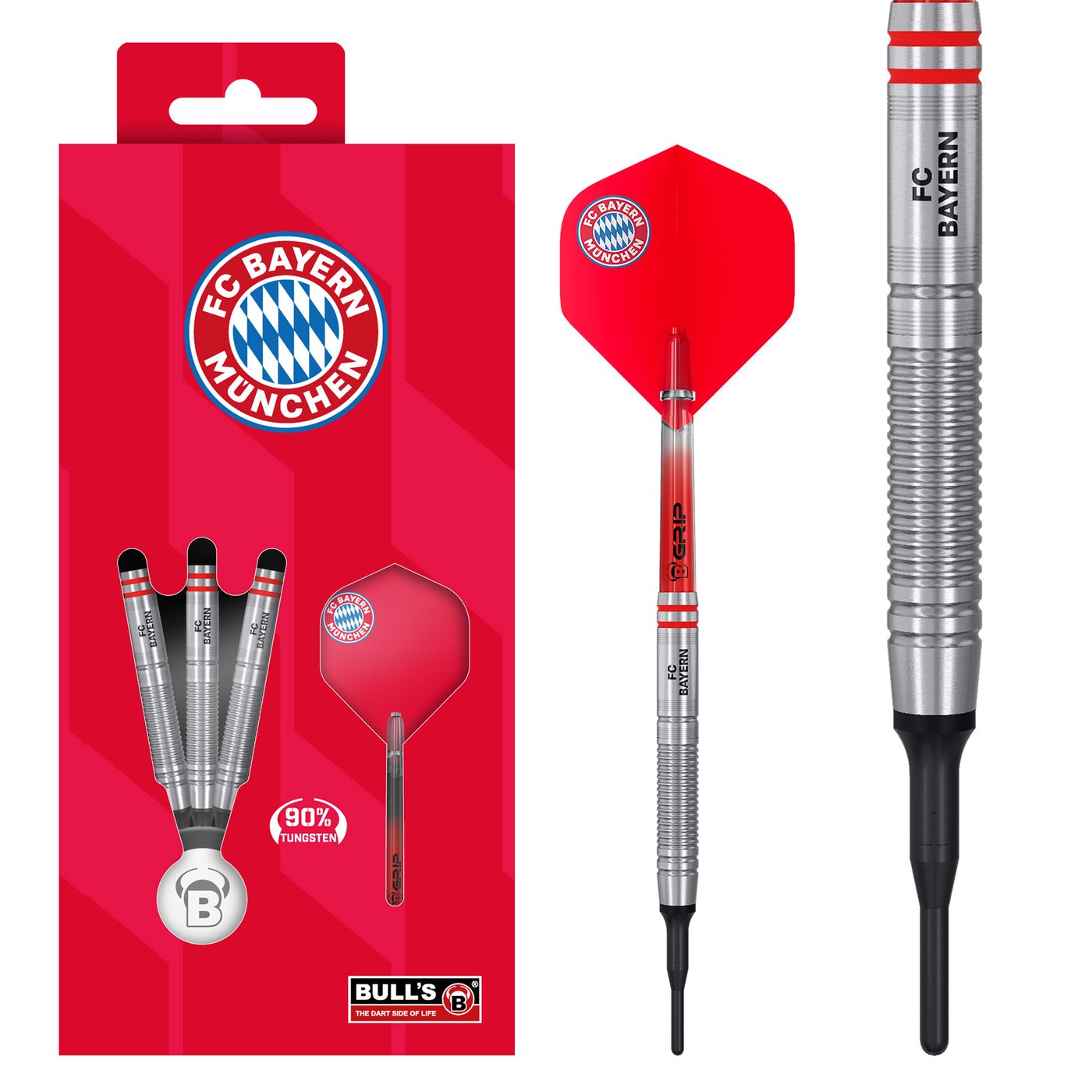 BULL'S FC Bayern München 90% - Soft Tip Darts