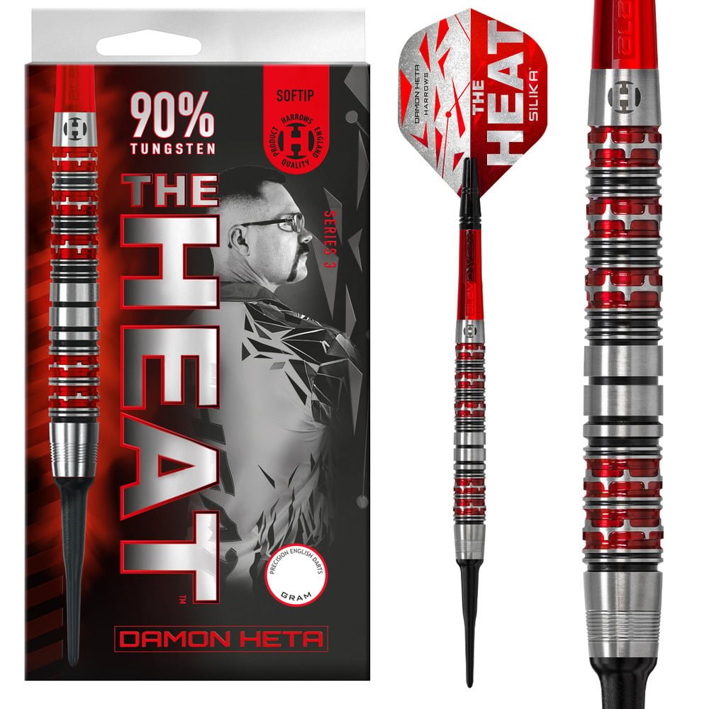 Harrows Damon Heta V3 90% Soft Tip Darts