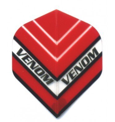 Ruthless Venom Transparent Red Darts Flights