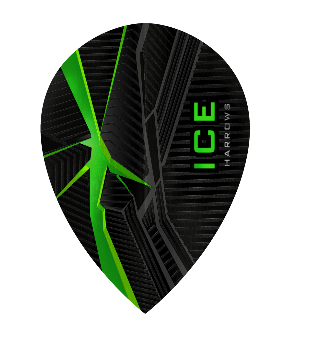 Harrows ICE Recut Pear Green Darts Flights