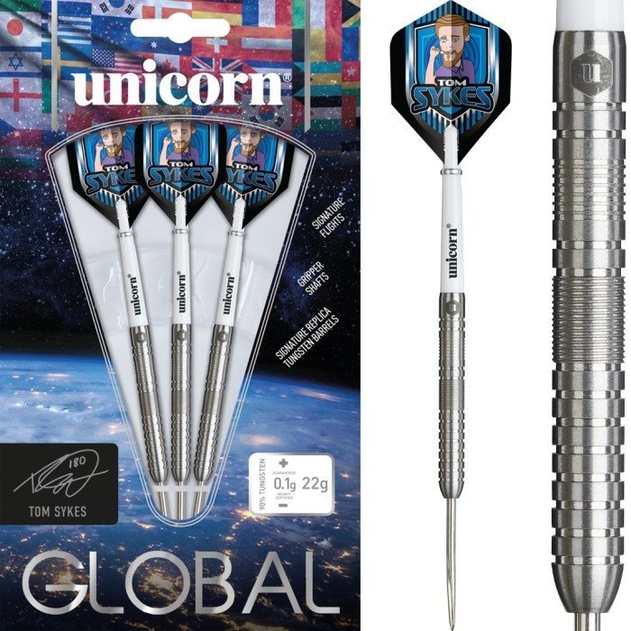 Unicorn Tom Sykes 90% Steel Tip Darts