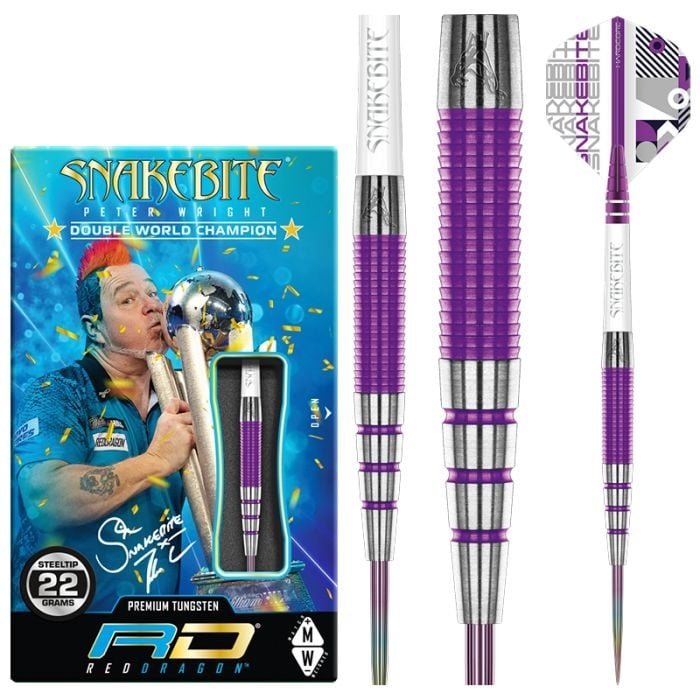 Red Dragon Peter Wright Snakebite PL15 Medusa 90% Darts