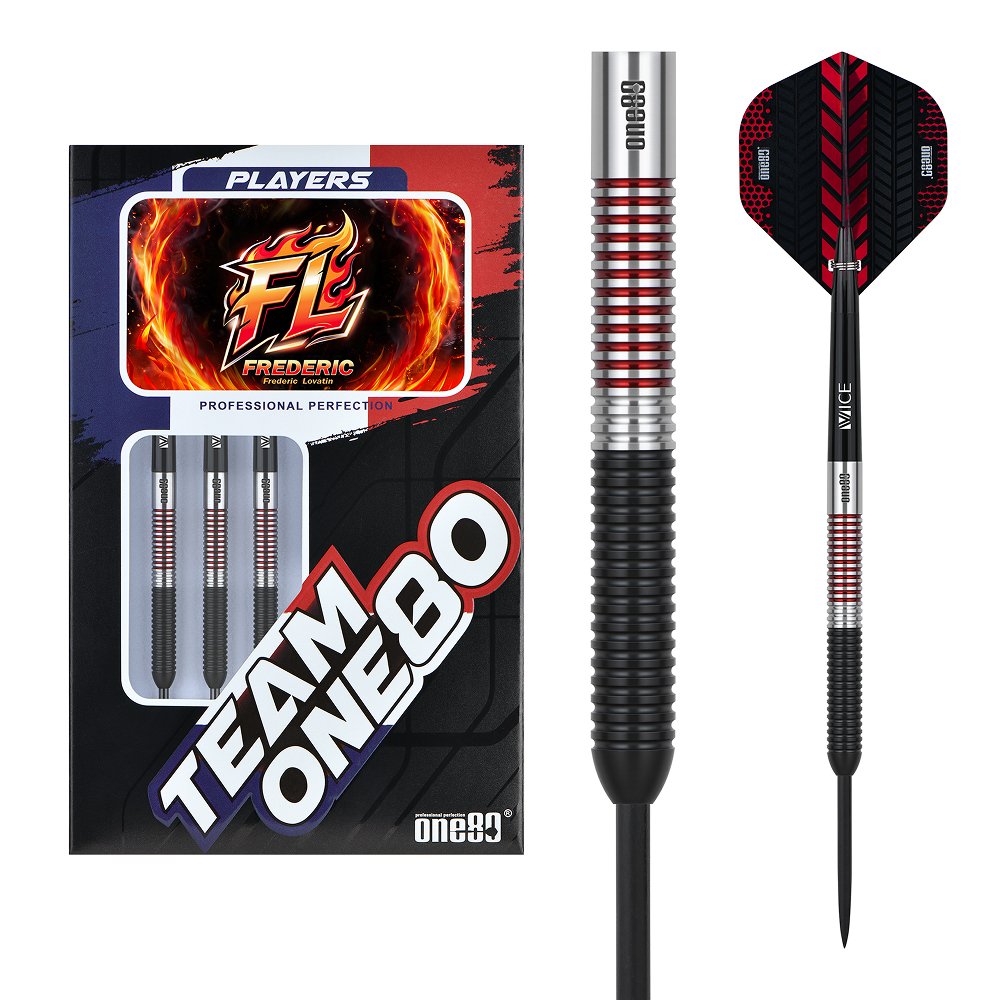 ONE80 Frederic Lovatin 90% - Steel Tip Darts