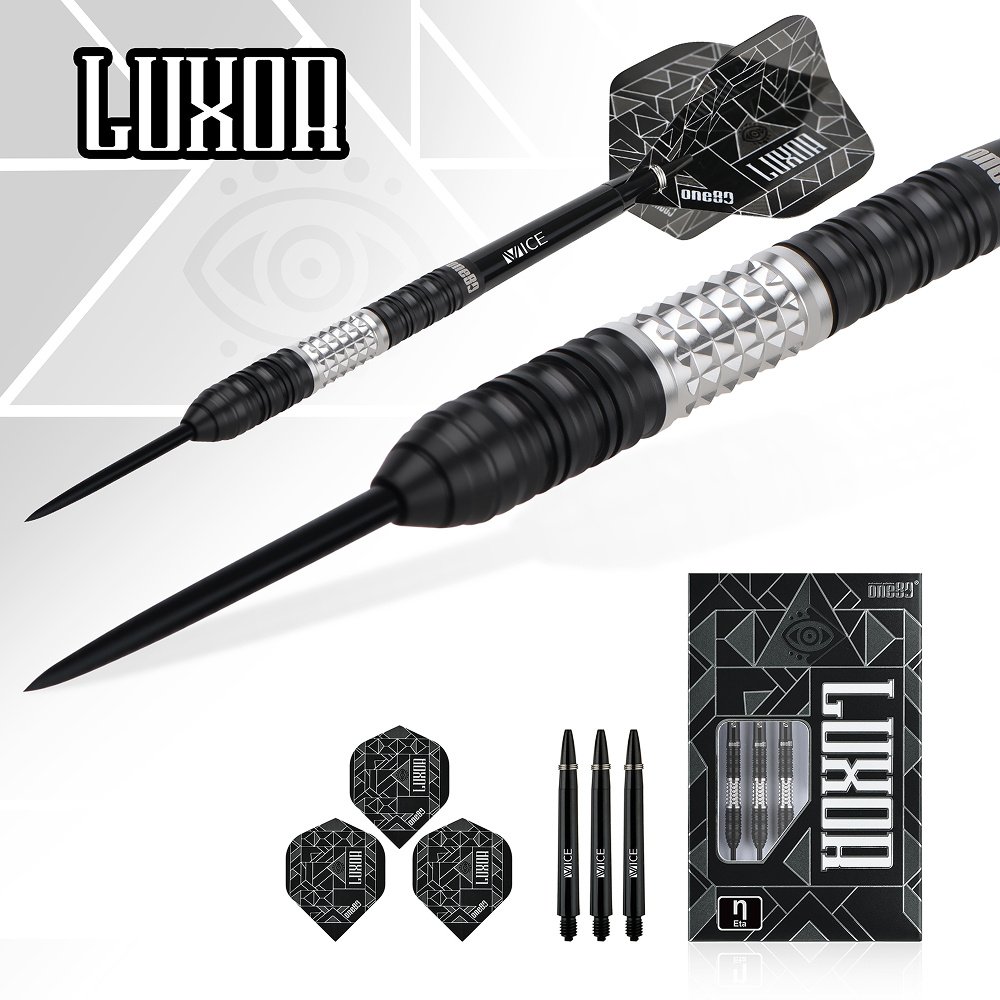 ONE80 Luxor II Eta 90% - Steel Tip Darts - Dartshopper.com