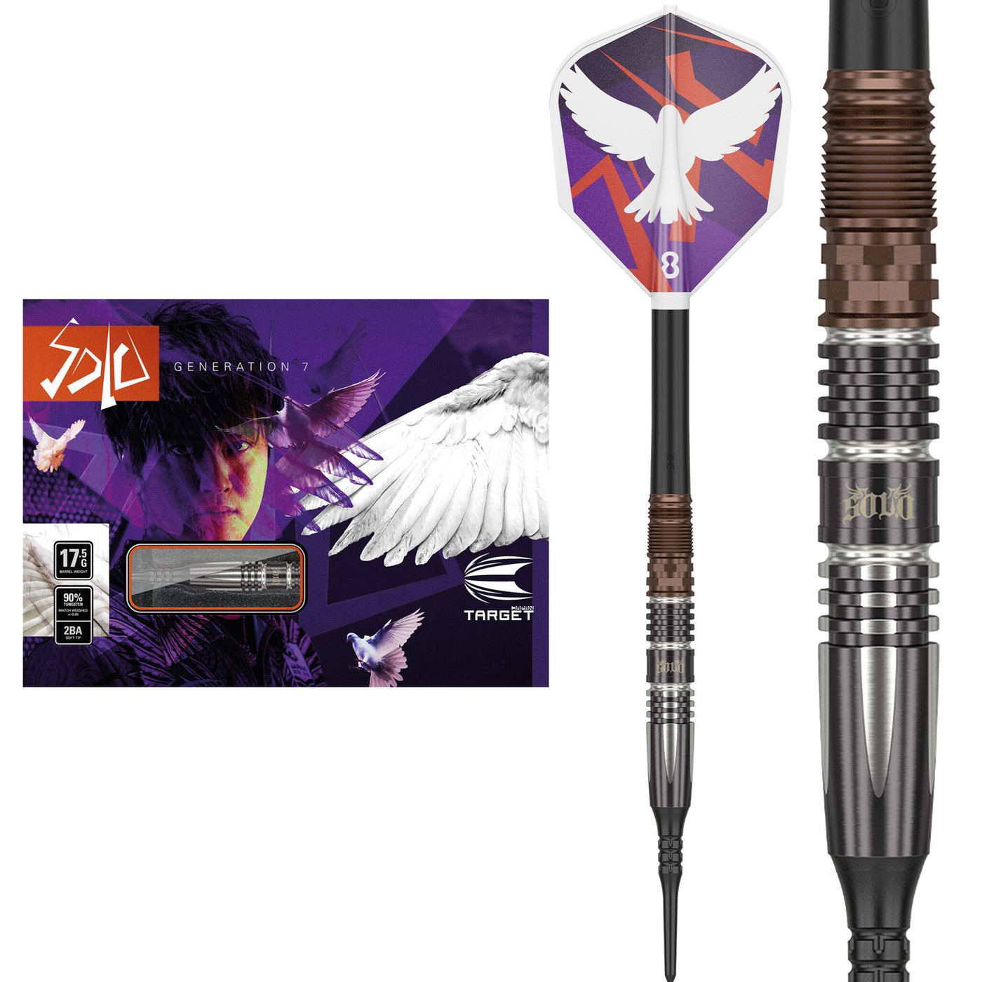 Target Japan Keita Ono Solo G7 90% Soft Tip Darts