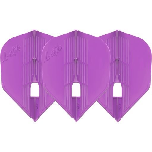 L-Style Champagne Kami L3 Shape Purple Darts Flights