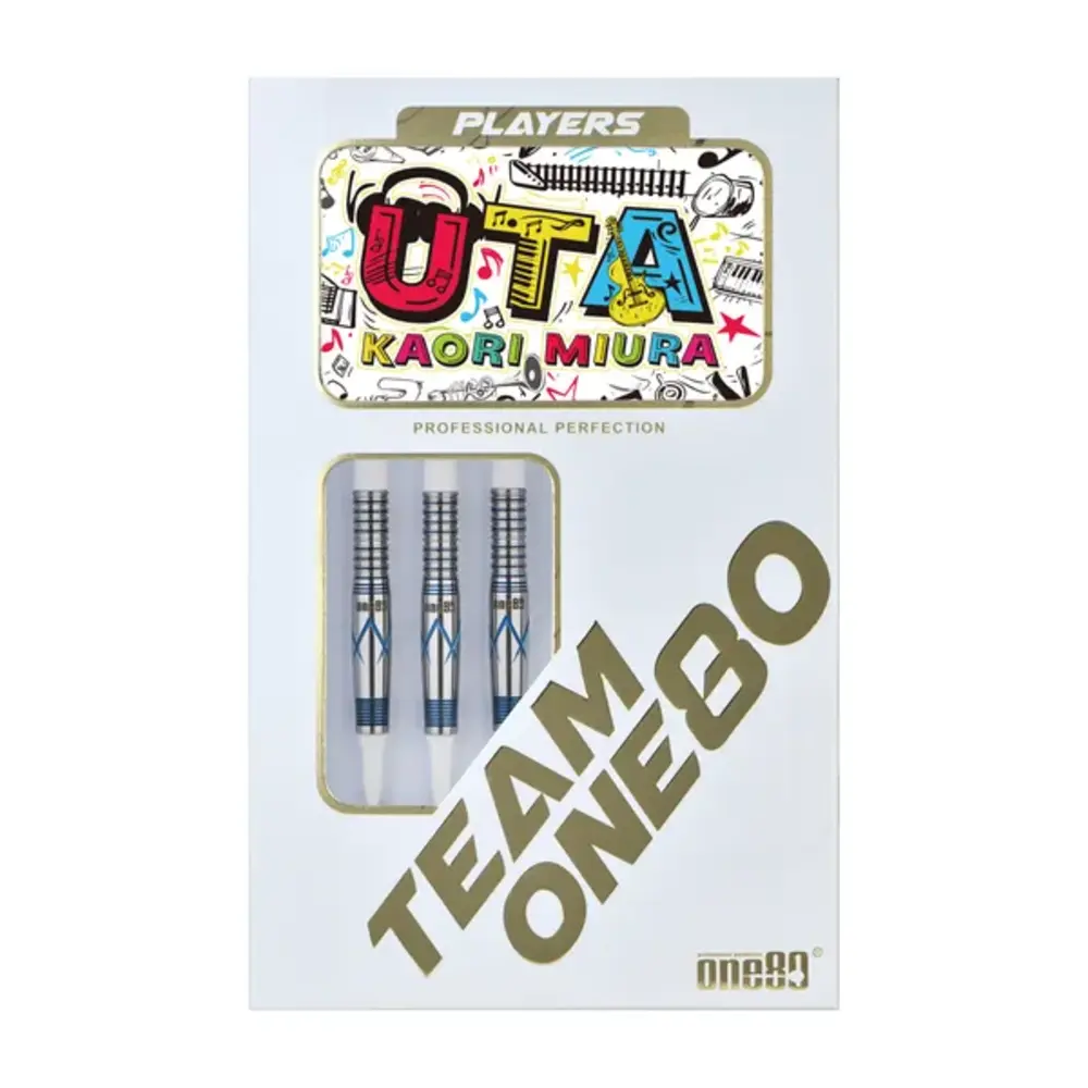 ONE80 Kaori Miura Blue 90% Soft Tip Darts