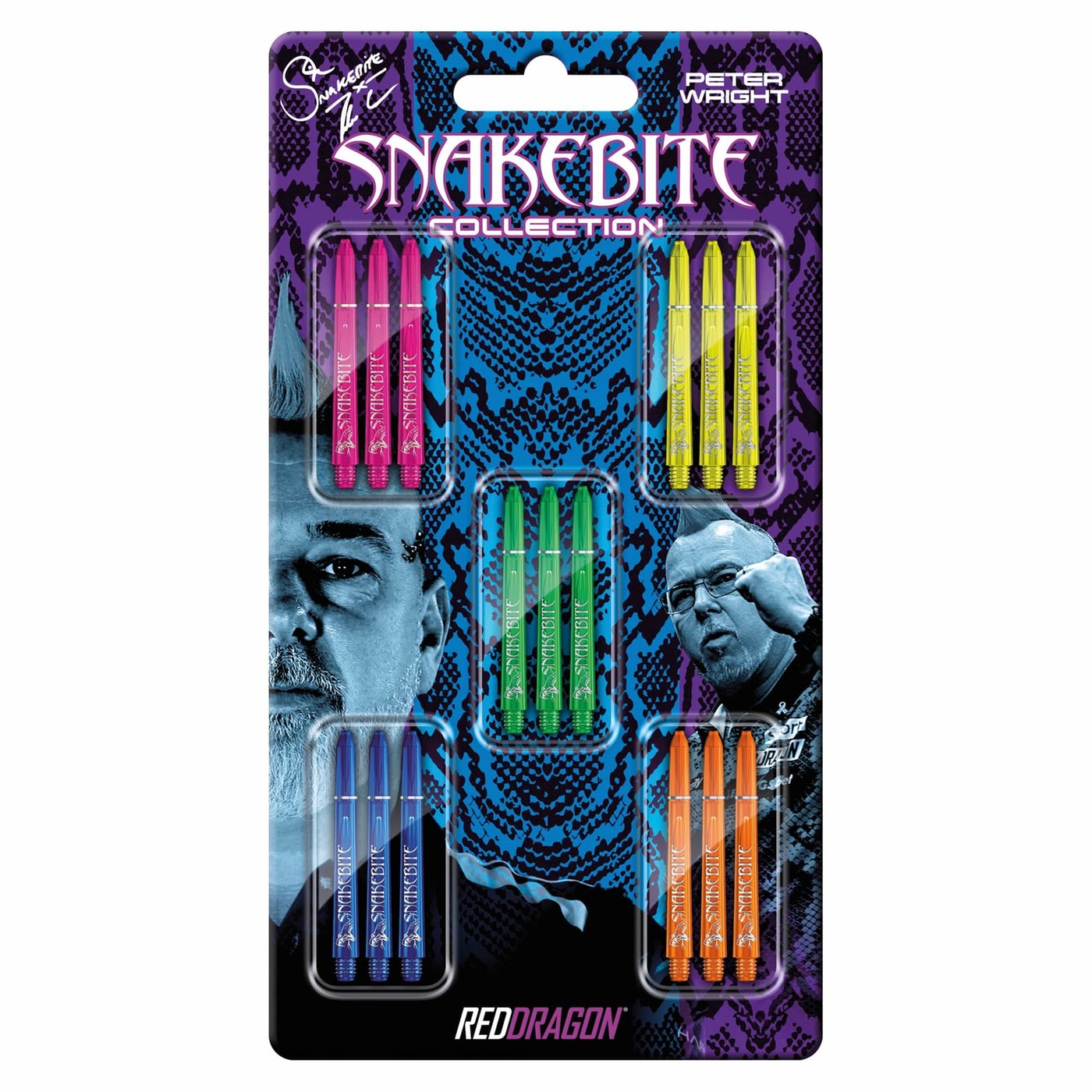 Red Dragon Snakebite VRX Shafts Collection Darts Shafts