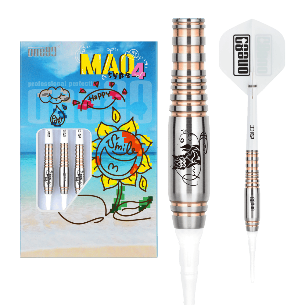 ONE80 Mao Shimamura 4 Rosegold 90% Soft Tip Darts