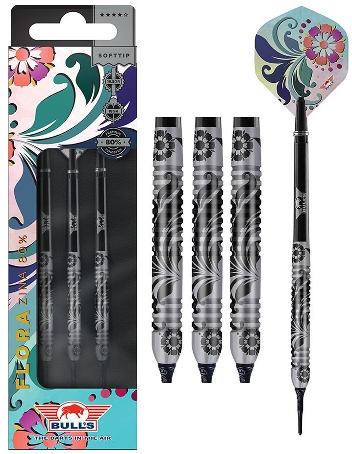 Bull's Flora Zina 80% Soft Tip Darts
