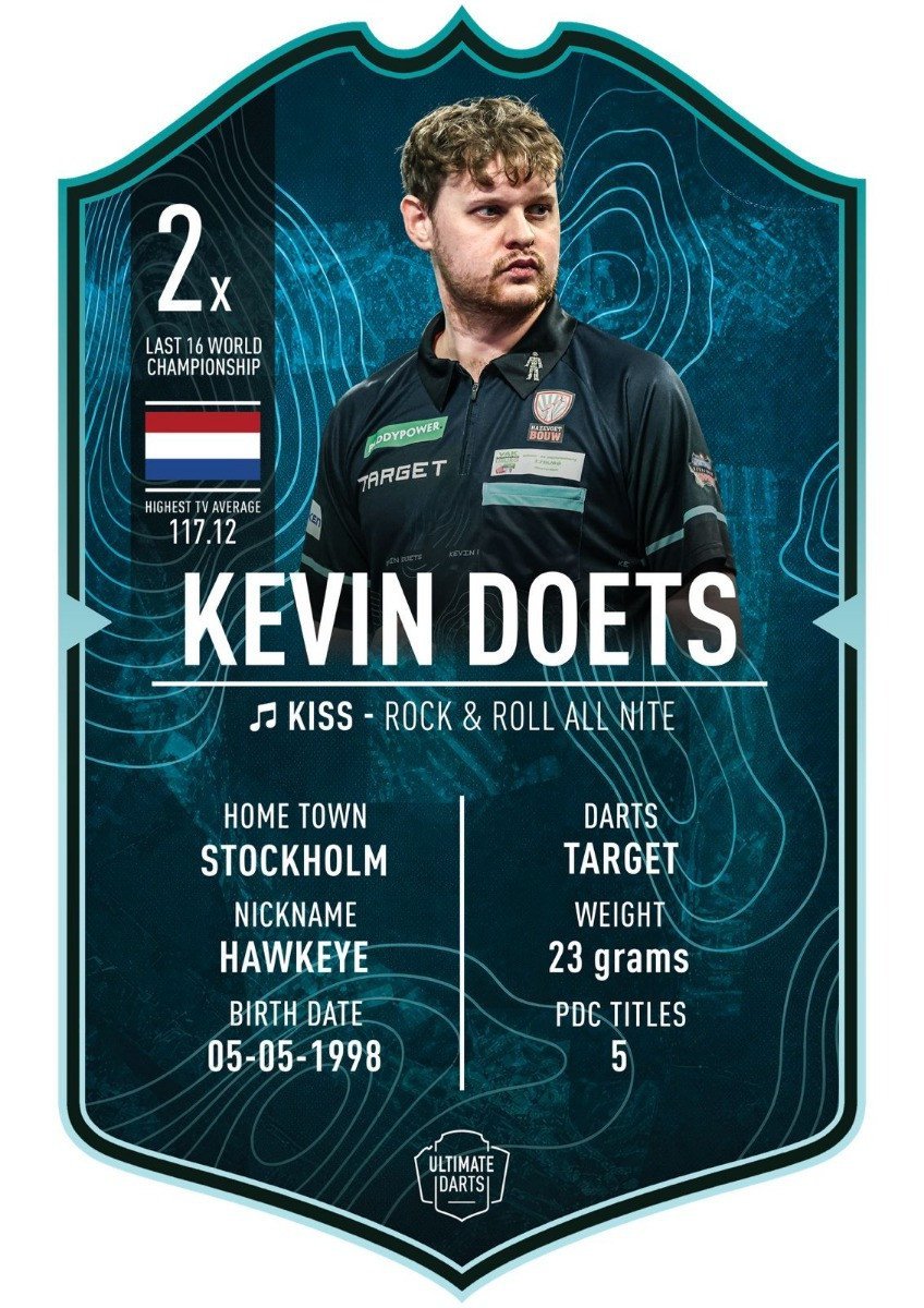 Ultimate Darts Card Kevin Doets 2026