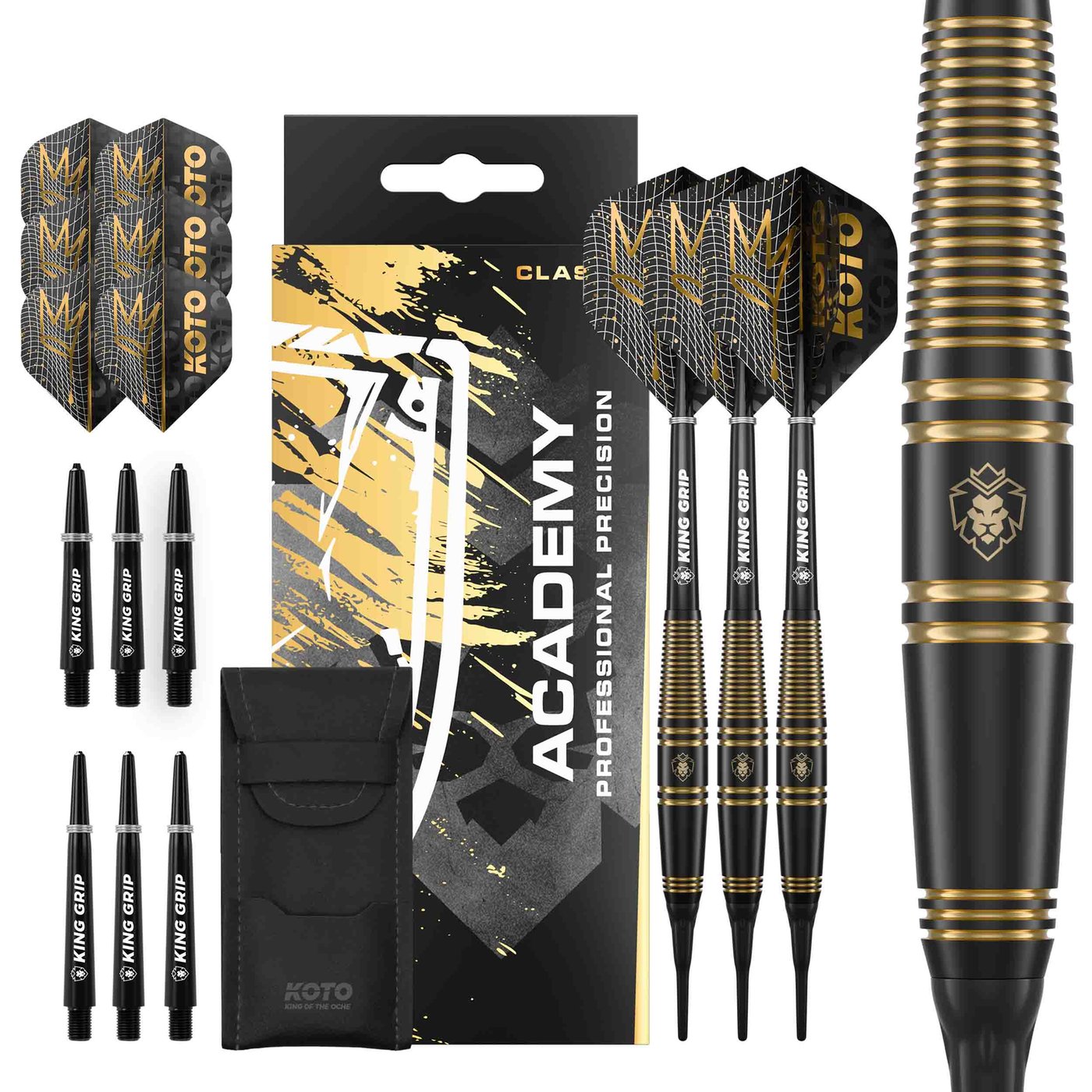 KOTO Academy Class 3 Brass - Soft Tip Darts