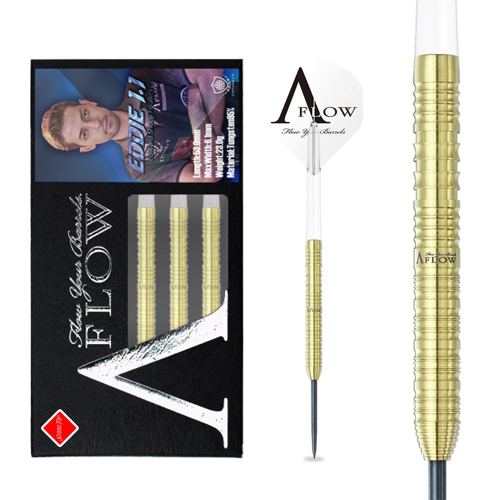 Dynasty A-Flow  Edward Foulkes Eddie 1.1 Gold 95% - Steel Tip Darts