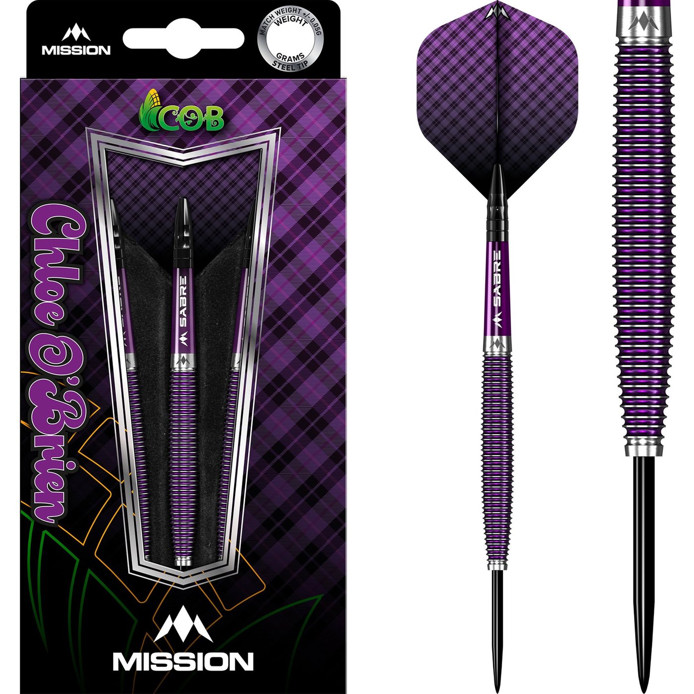 Dardos Mission Chloe O'Brien 90% Punta de Acero