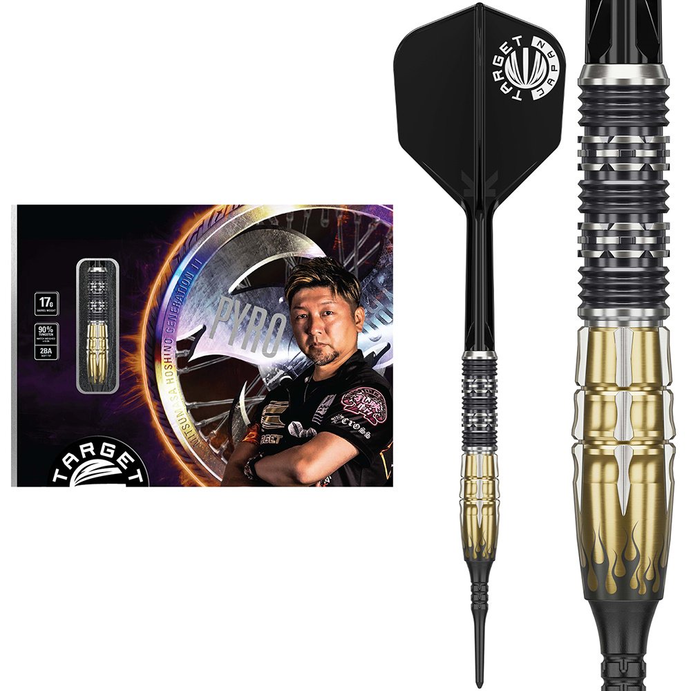 Target Japan Mitsumasa Hoshino Pyro G11 90% Soft Tip Darts