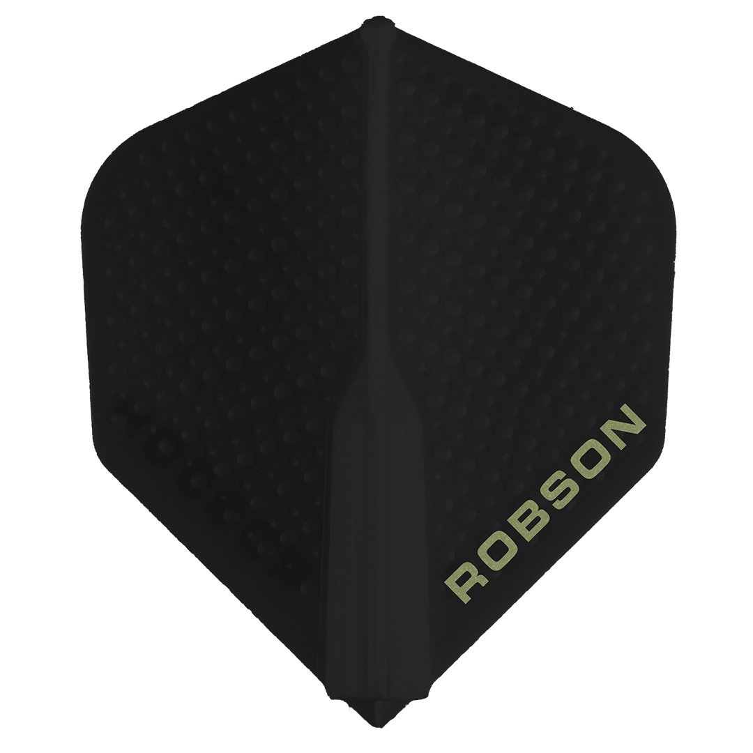 Bull's Robson Plus Dimpled Black No.2 Darts Flights