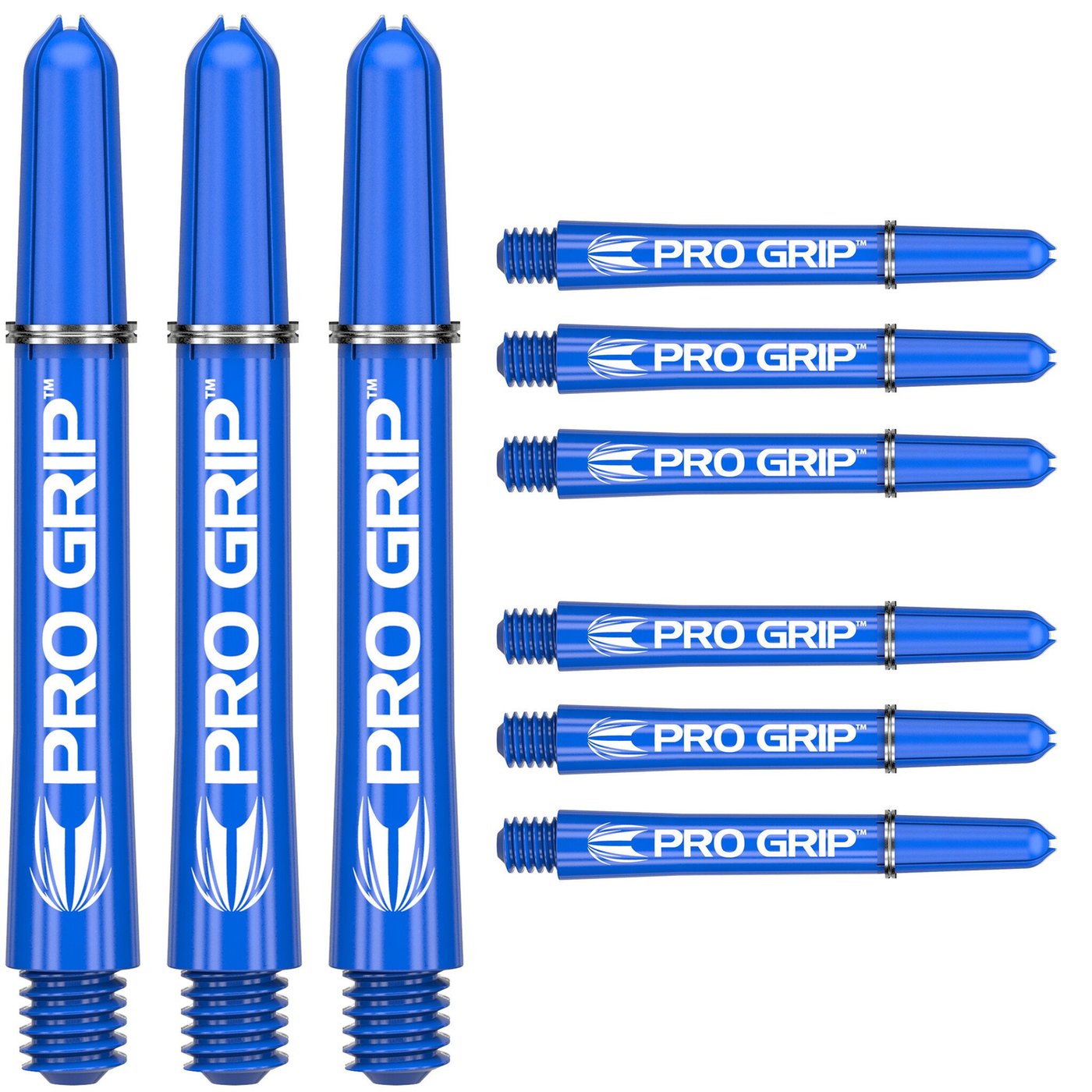 Target Pro Grip 3 Set Blue Darts Shafts