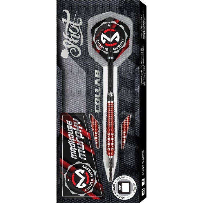 Shot Charlie Murphy 90% Steel Tip Darts - Dartshopper.eu