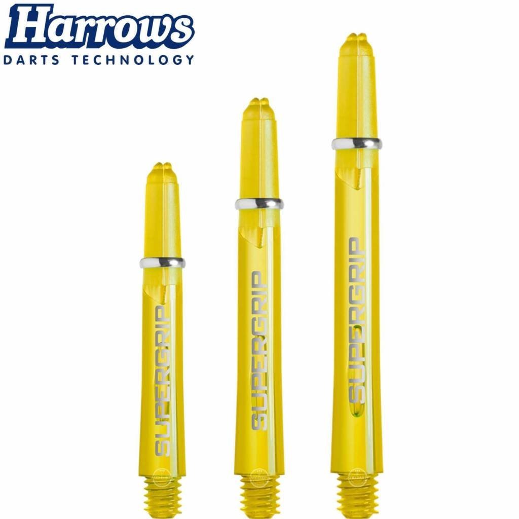 Harrows Supergrip Yellow Darts Shafts