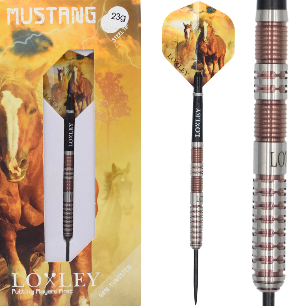 Dardos Loxley Mustang 90% Punta de Acero