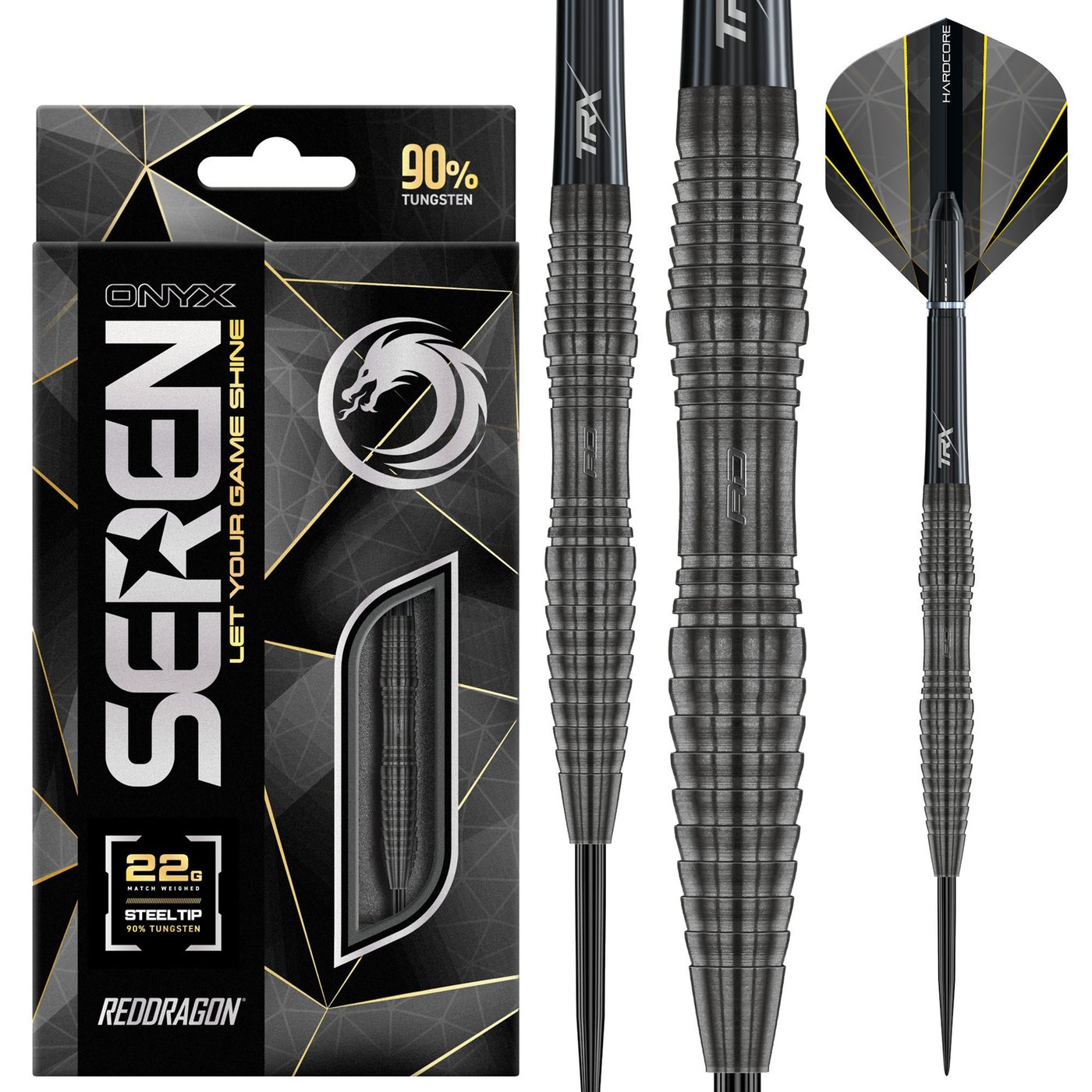 Red Dragon Seren Onyx 3 90% - Steel Tip Darts