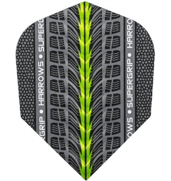 Harrows Supergrip Green Darts Flights