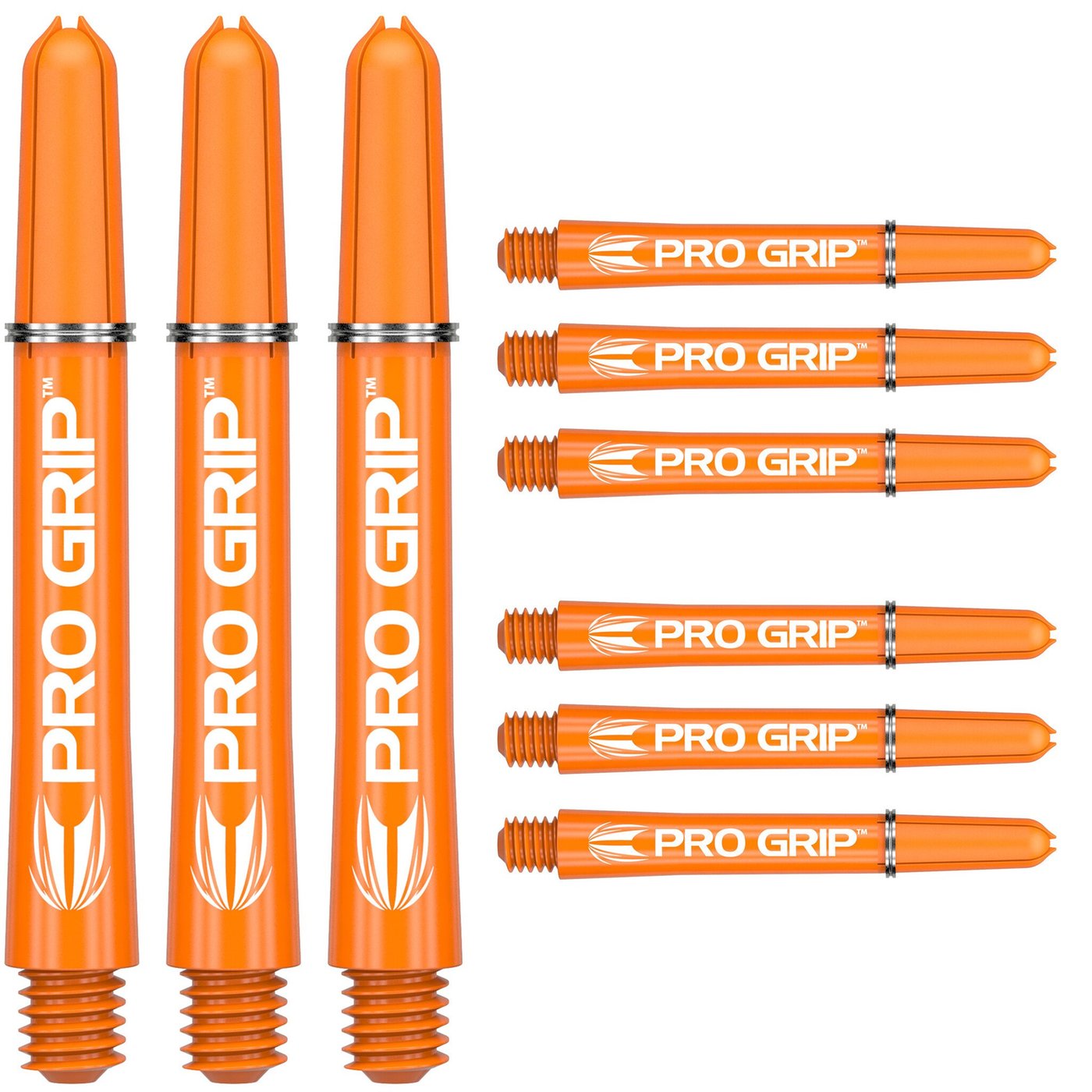 Target Pro Grip 3 Set Orange Darts Shafts