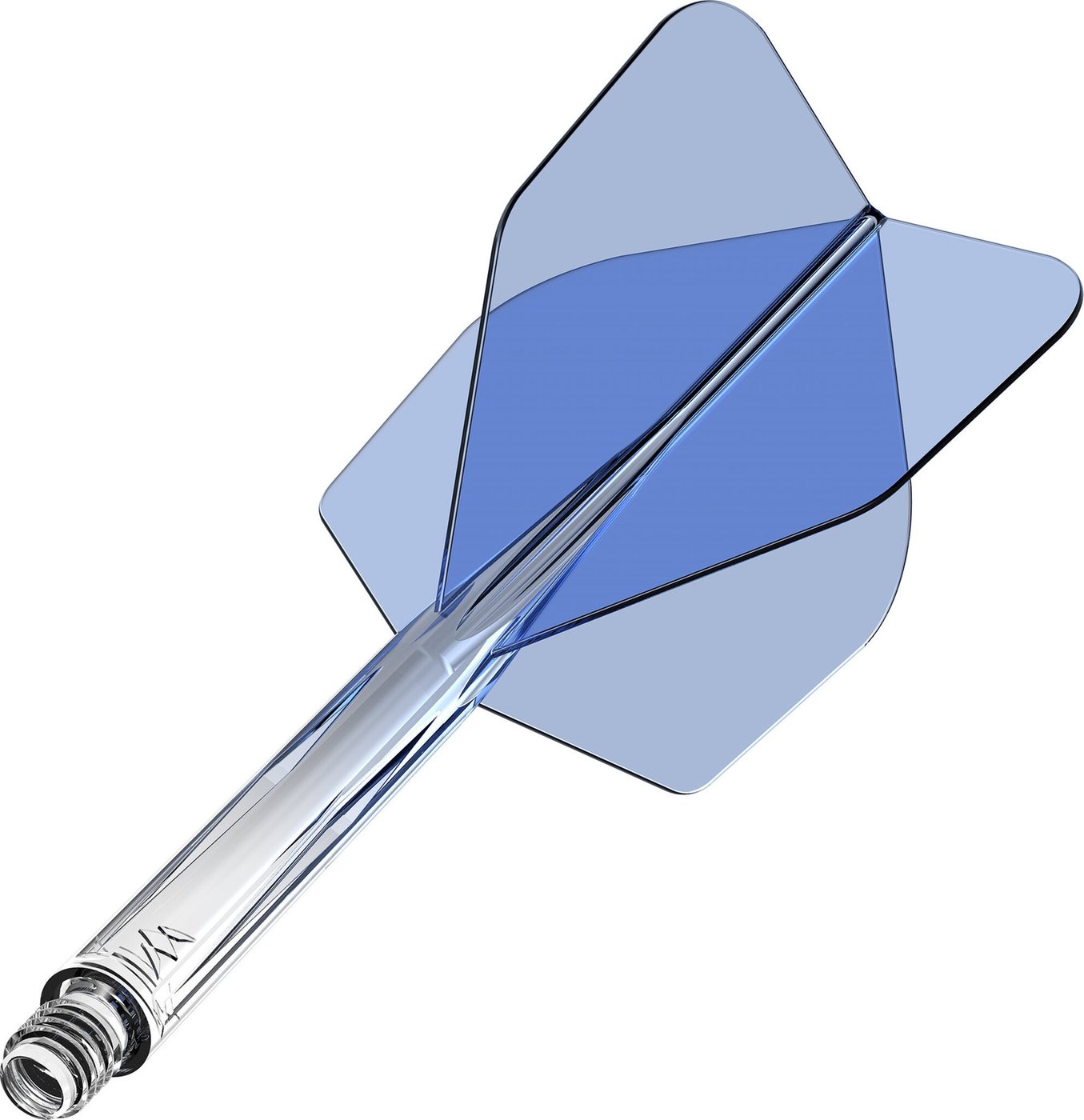 Mission Force 90 Gradient Transparent Blue NO6 - Dartflights