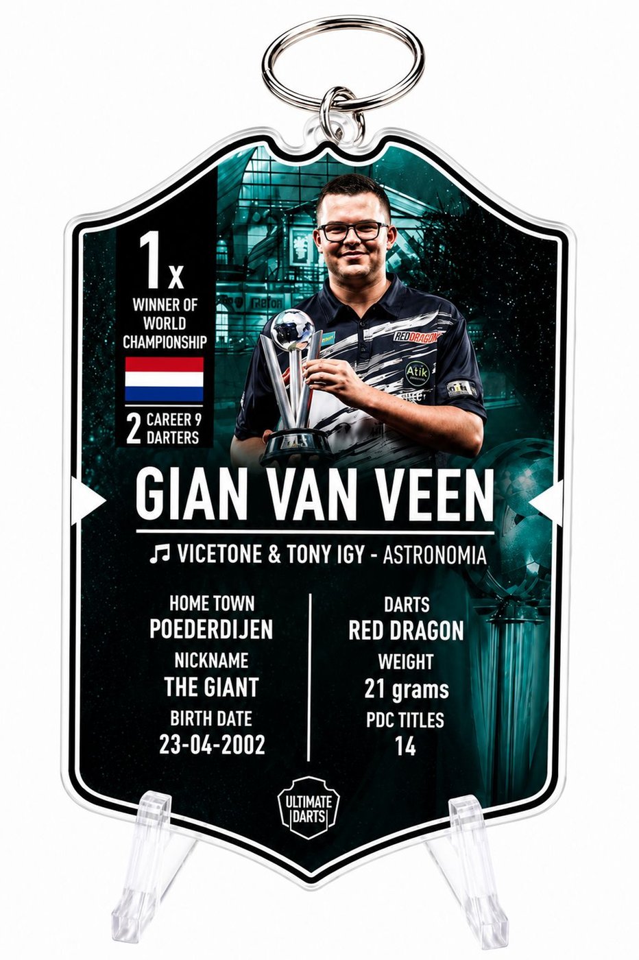 Ultimate Card Key Chain Gian van Veen
