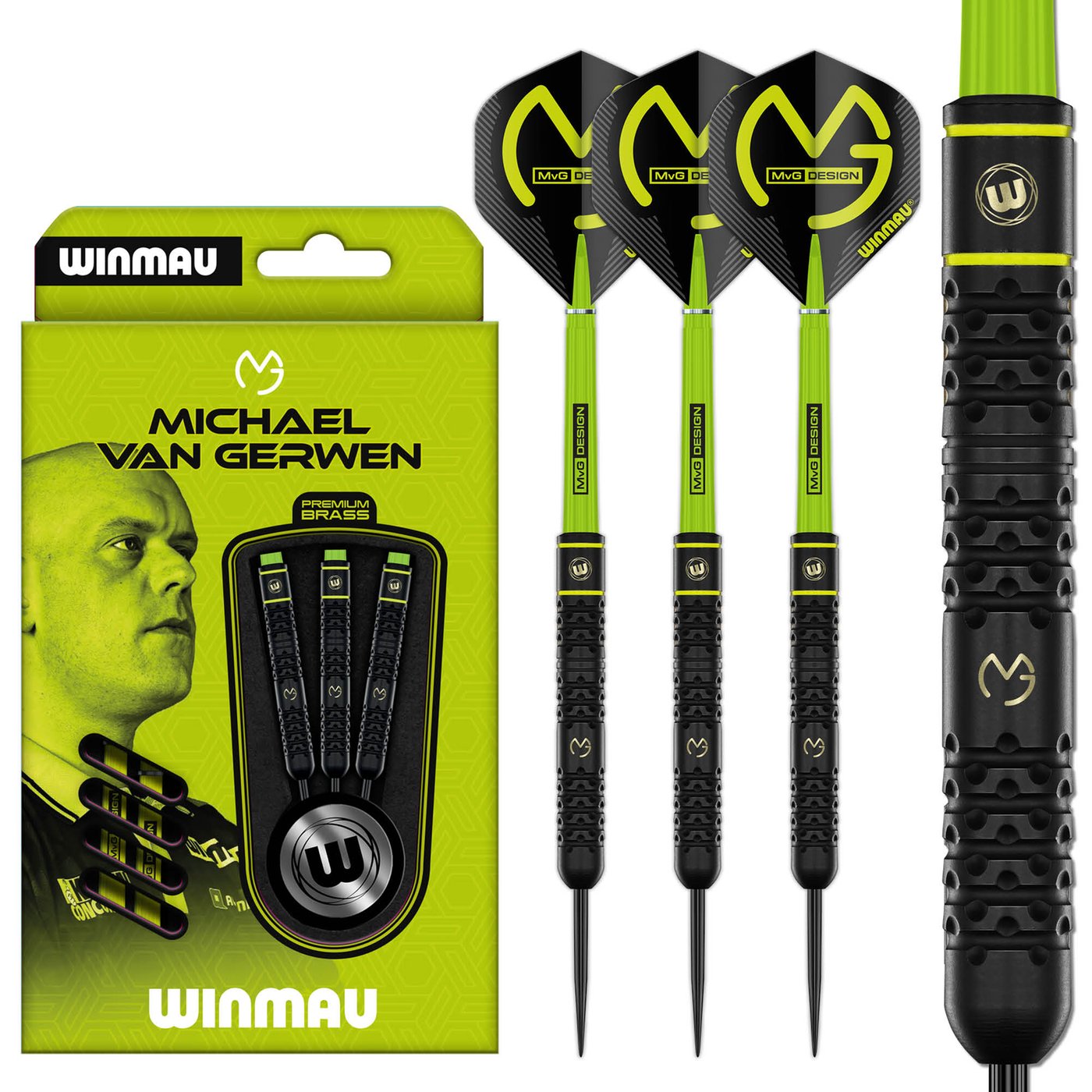 Winmau Michael van Gerwen Brass Signature Edition - Steel Tip
