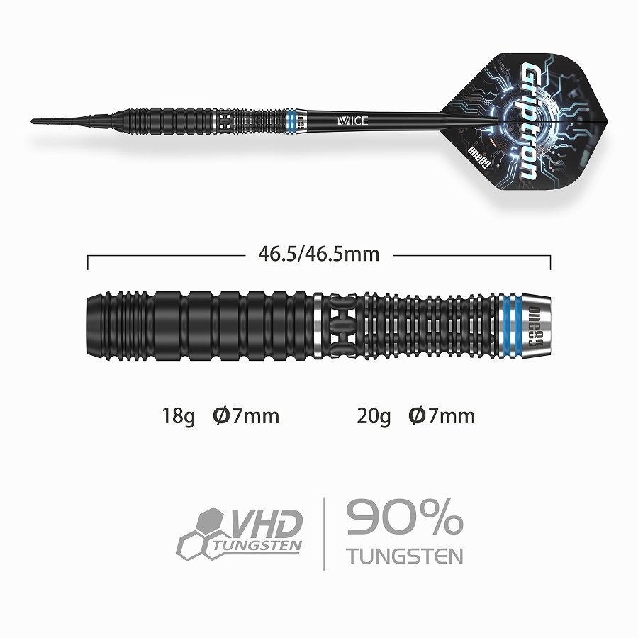 ONE80 Griptron GT2 90% - Soft Tip Darts - Dartshopper.com