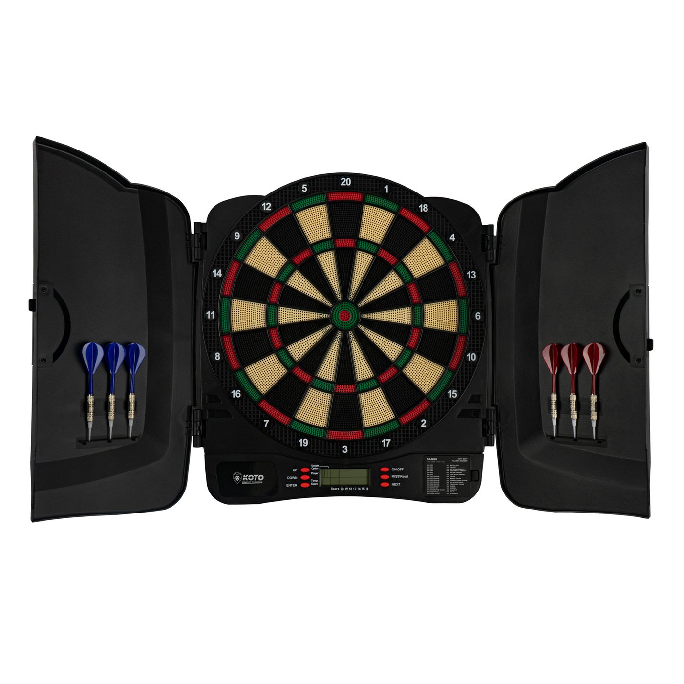 KOTO Soft Classic Cabinet - Electronic Dartboard