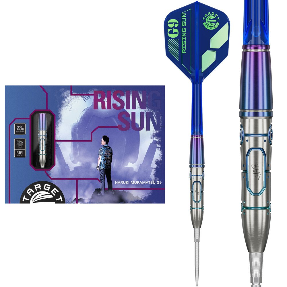 Target Japan Haruki Muramatsu Rising Sun G9 No Groove Swiss Point 95% Darts