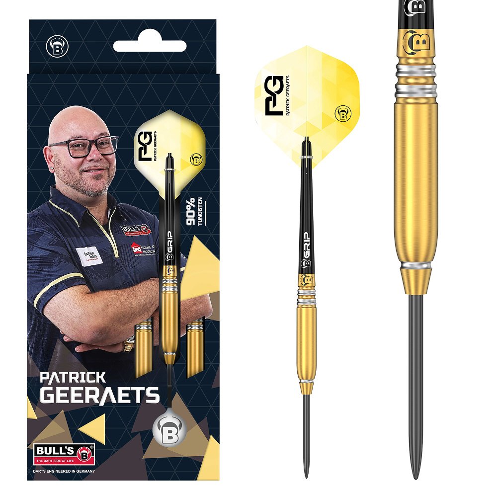 Dardos BULL'S Patrick Geeraets 90% Punta de Acero