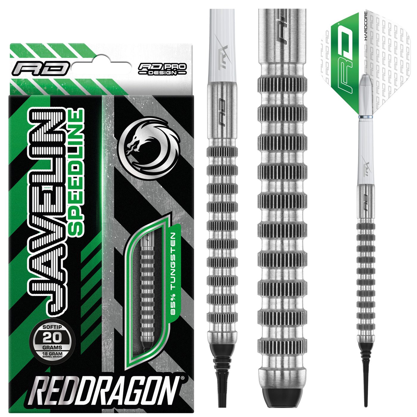 Red Dragon Javelin Speedline 85% Soft Tip Darts