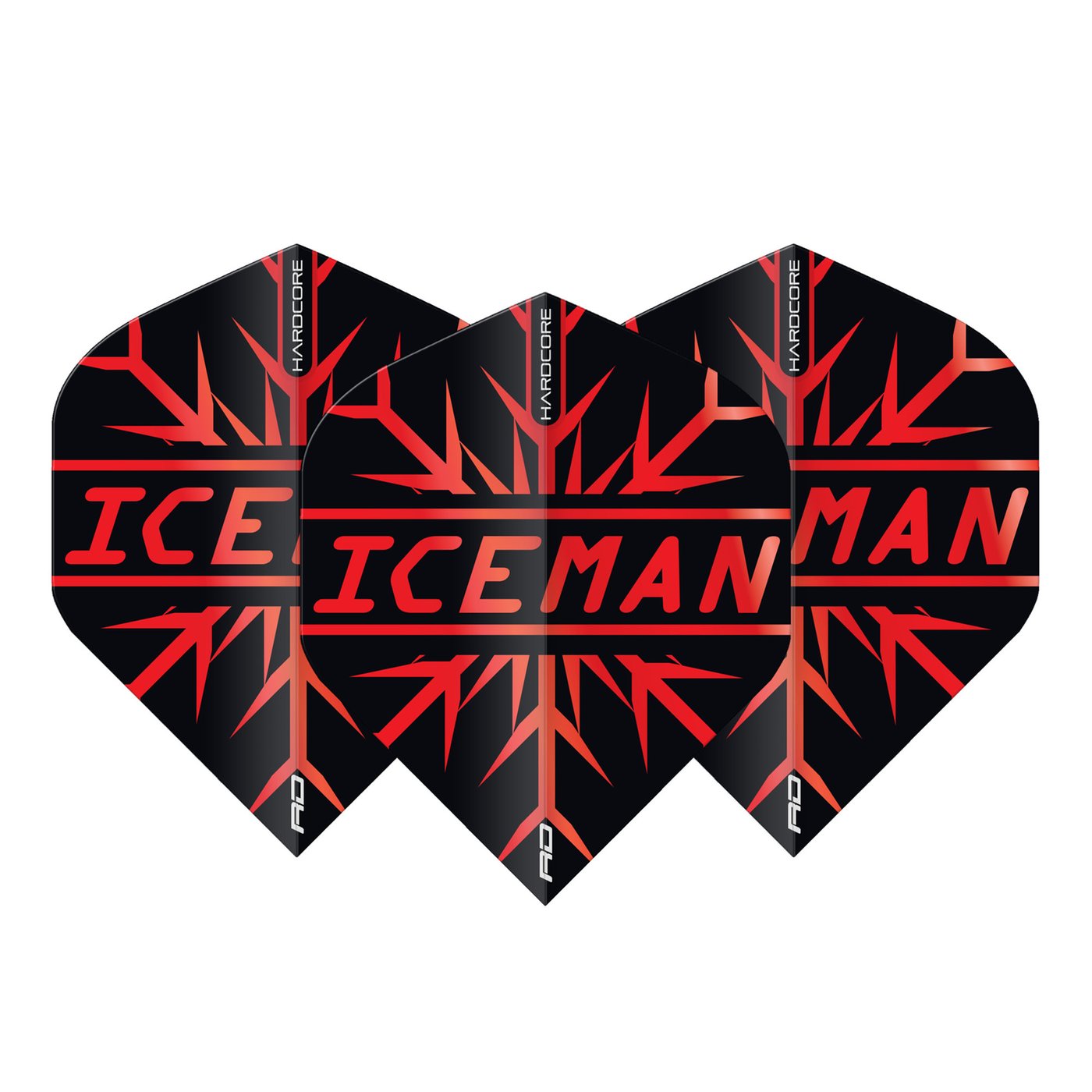 Red Dragon Gerwyn Price Red Hardcore Premium Standard Darts Flights