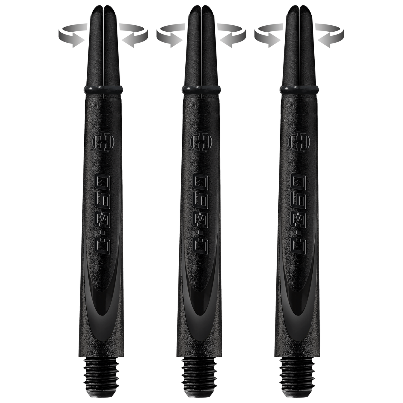 Harrows Carbon 360 Shafts Black - Dart Shafts