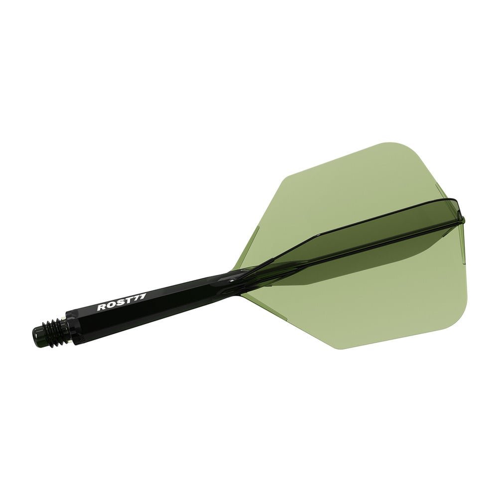 Cuesoul ROST 77 Dark Green Red Big Wing - Dart Flights