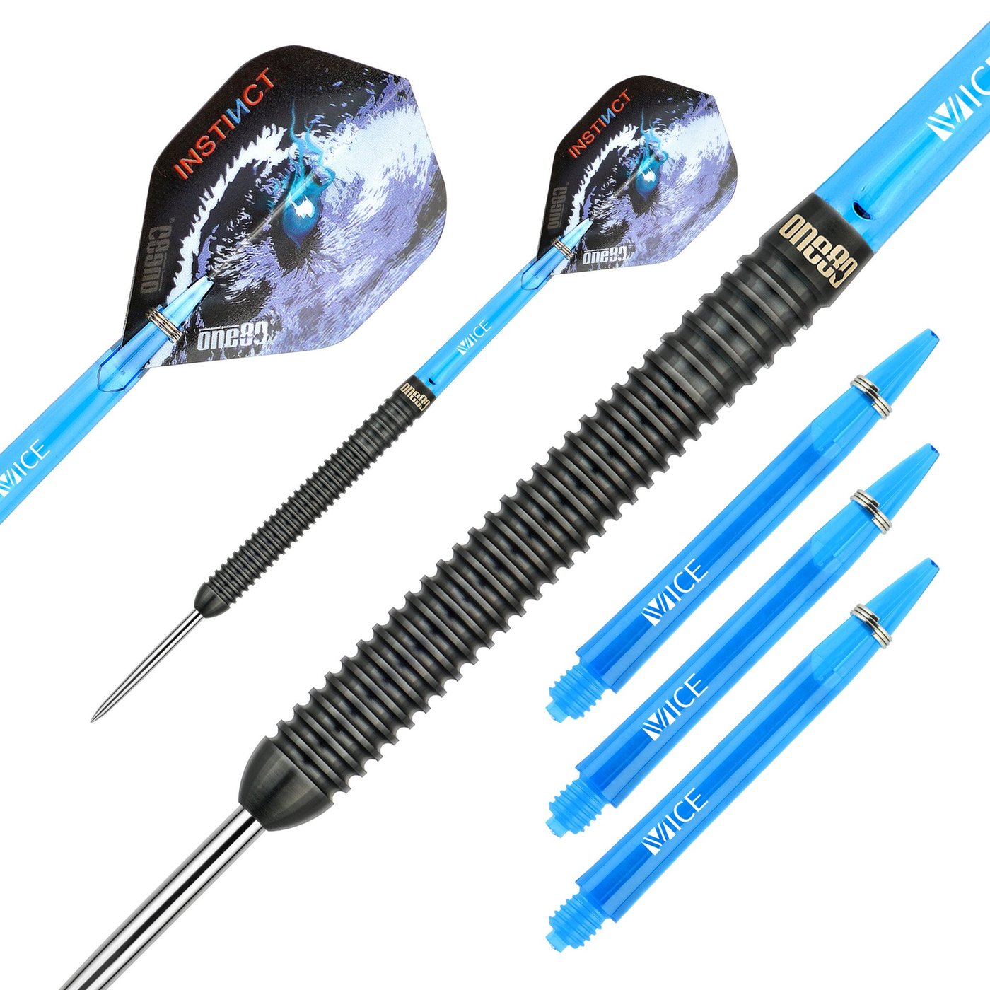 ONE80 Night Hunter Defense 90% Steel Tip Darts